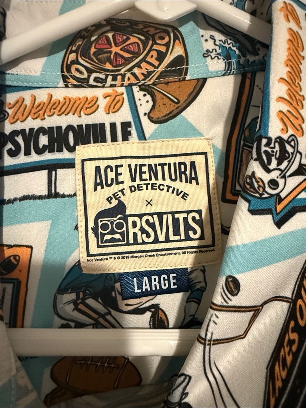 RSVLTS Ace Ventura Pet Detective Button-up shirt - Picture 3 of 3